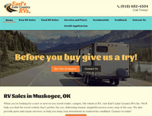 Tablet Screenshot of earlslakecountryrv.com